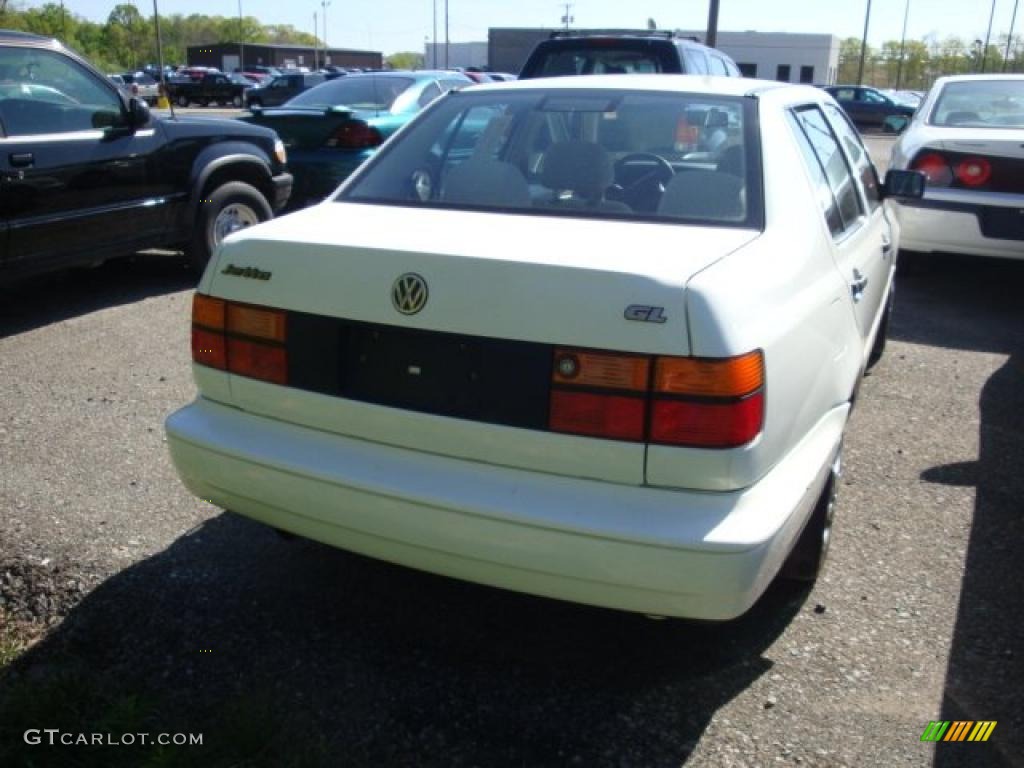 1998 Jetta GL Sedan - Cool White / Grey photo #2