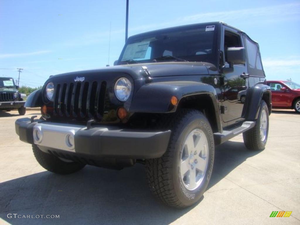 2010 Wrangler Sahara 4x4 - Black / Dark Slate Gray/Medium Slate Gray photo #7