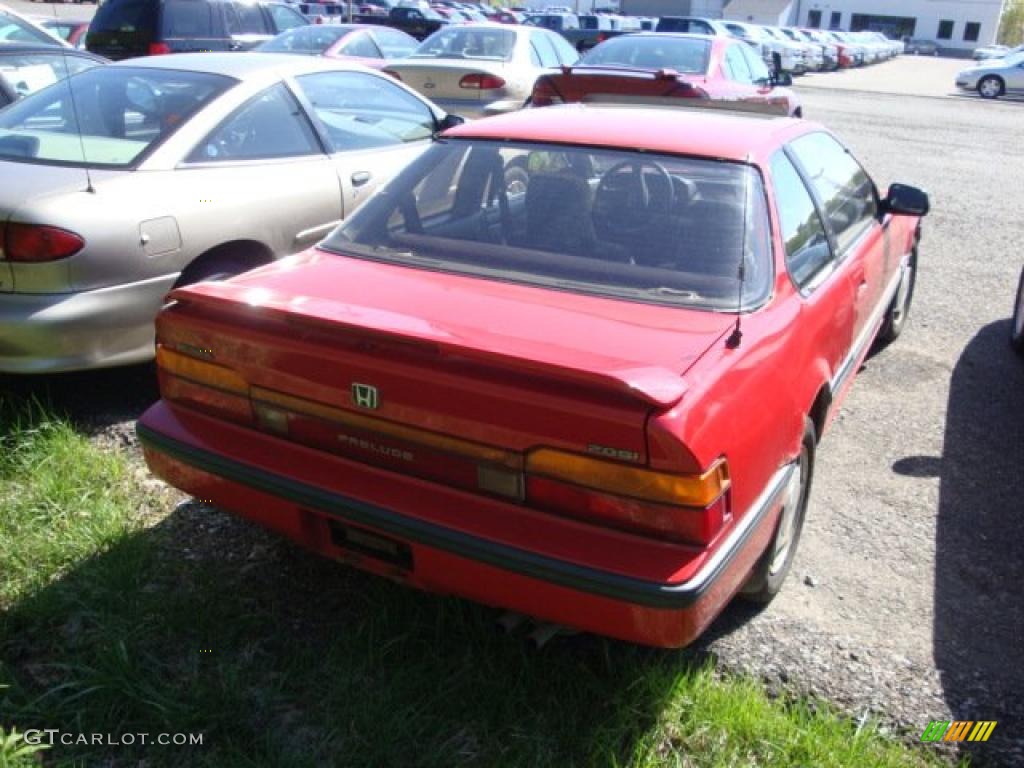 1989 Prelude Si - Red / Black photo #2