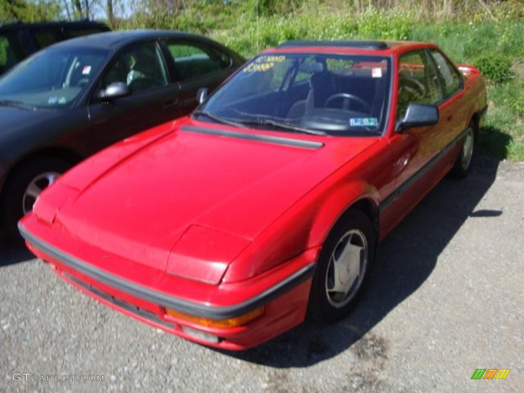 1989 Prelude Si - Red / Black photo #5