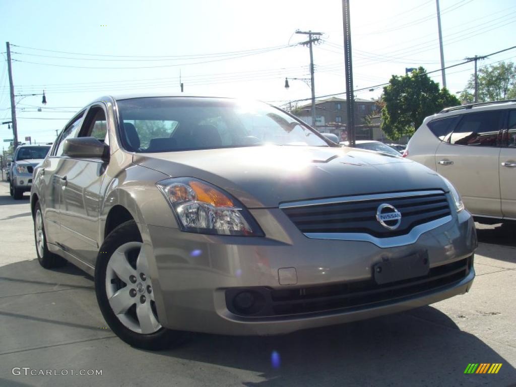 2007 Altima 2.5 S - Pebble Beach Metallic / Charcoal photo #1