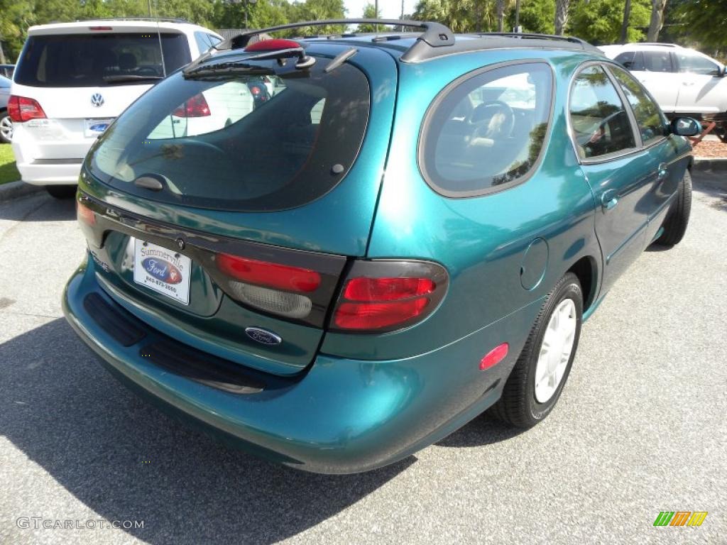 1998 Taurus SE - Pacific Green Metallic / Medium Prairie Tan photo #13