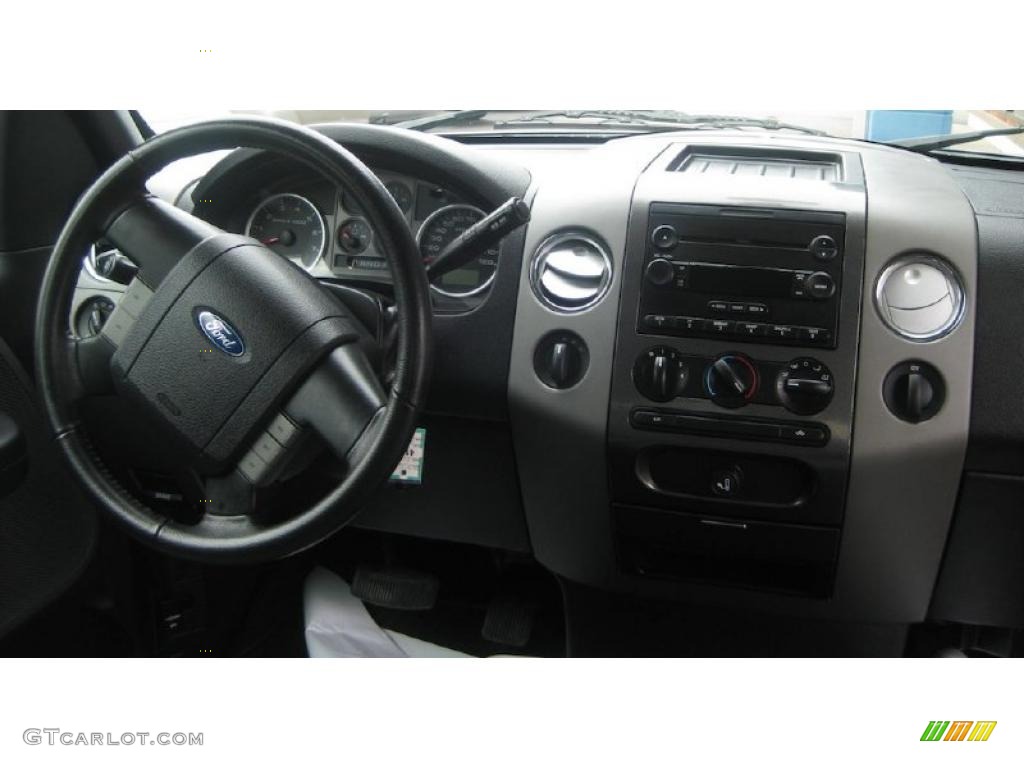 2005 F150 XLT SuperCab 4x4 - Dark Shadow Grey Metallic / Tan photo #8