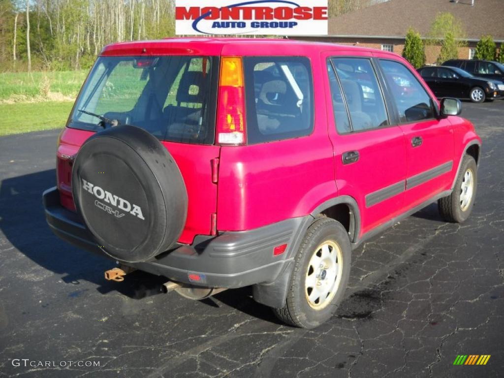 1999 CR-V LX 4WD - Milano Red / Charcoal photo #3