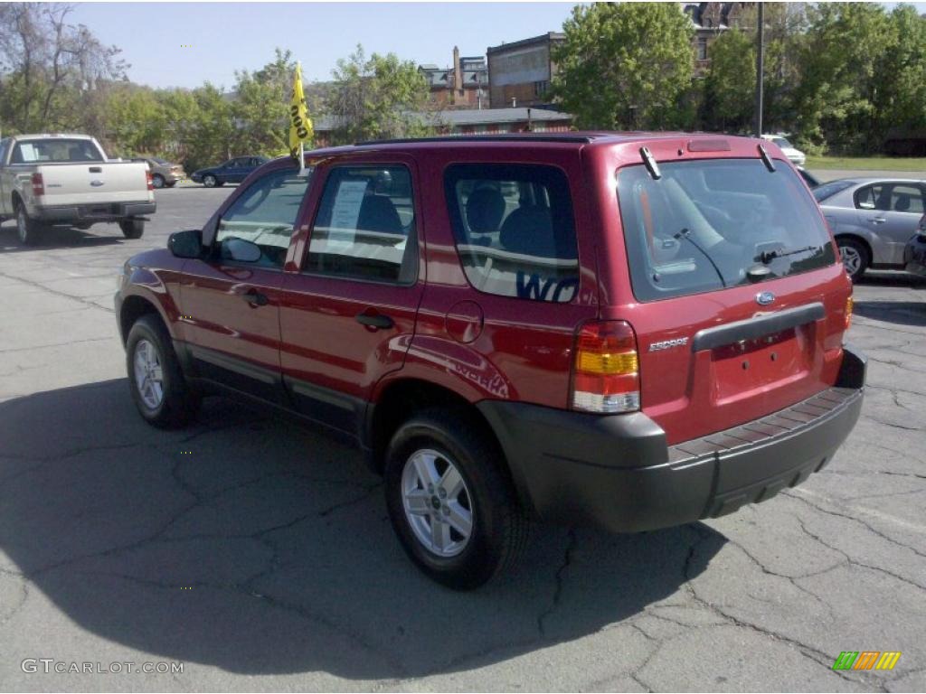 2006 Escape XLS 4WD - Redfire Metallic / Medium/Dark Flint photo #4