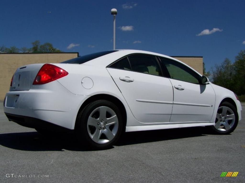 2009 G6 Sedan - Summit White / Light Taupe photo #7