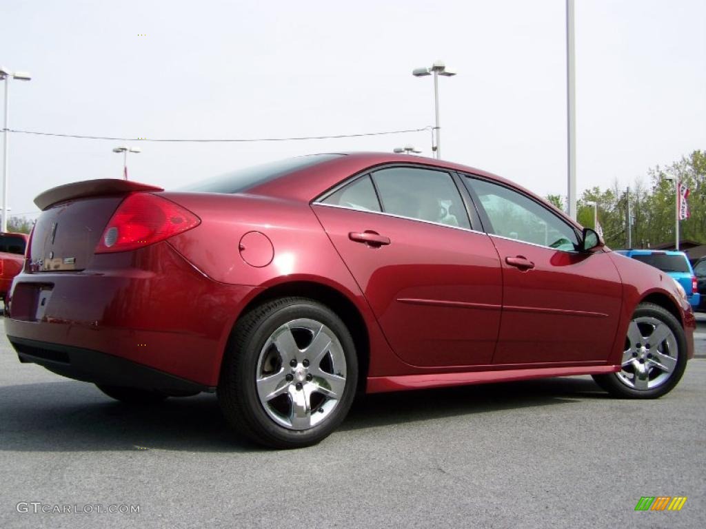 2010 G6 Sedan - Performance Red Metallic / Light Taupe photo #7