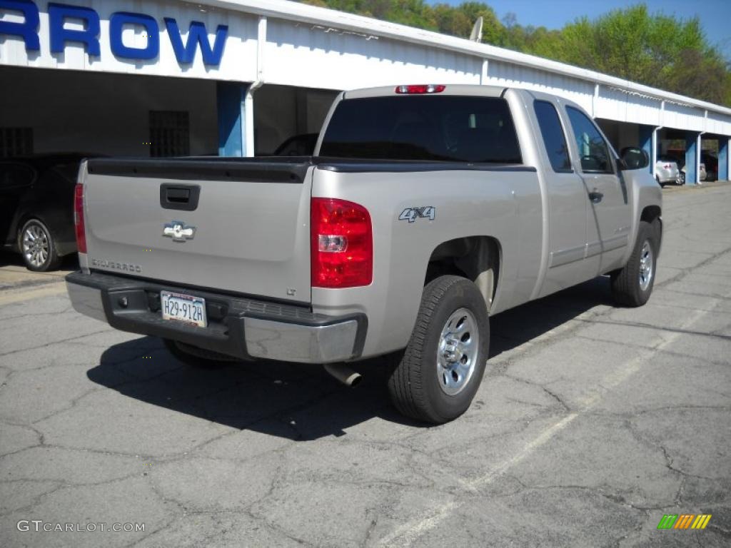 2009 Silverado 1500 LT Extended Cab 4x4 - Silver Birch Metallic / Light Titanium photo #2