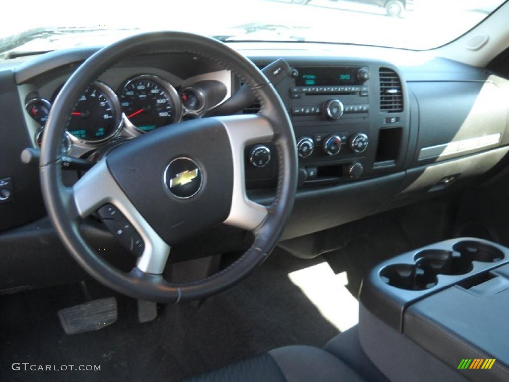 2009 Silverado 1500 LT Extended Cab 4x4 - Silver Birch Metallic / Light Titanium photo #11