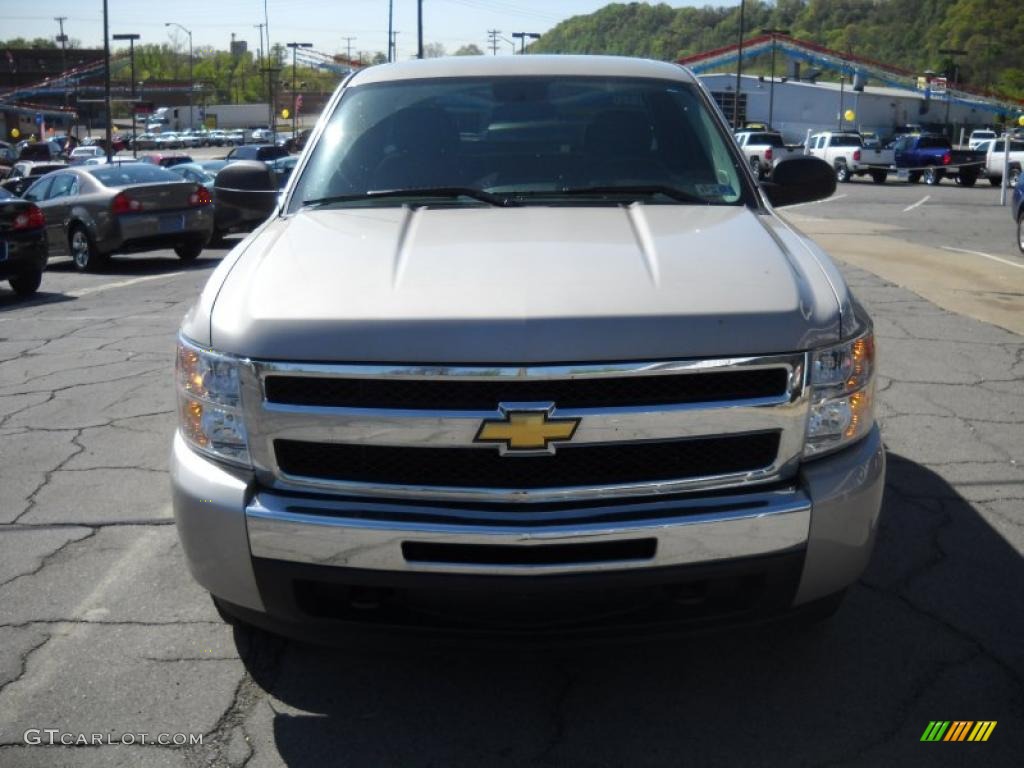 2009 Silverado 1500 LT Extended Cab 4x4 - Silver Birch Metallic / Light Titanium photo #17
