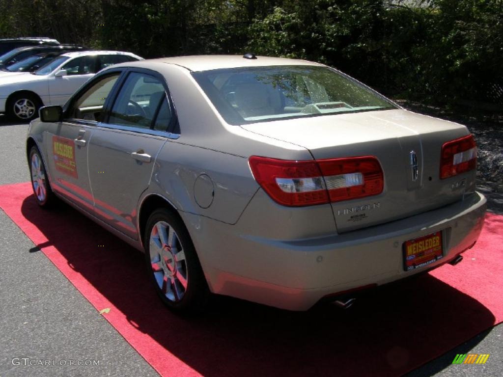 2008 MKZ Sedan - Dune Pearl Metallic / Sand photo #8