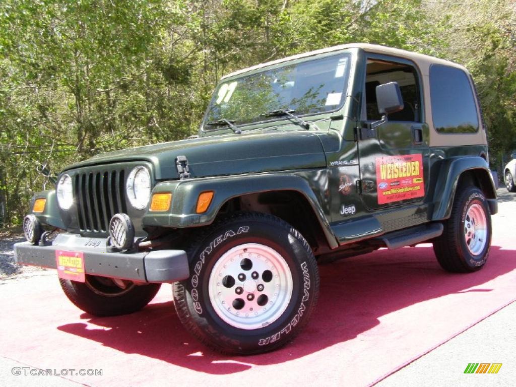 Moss Green Pearl Jeep Wrangler