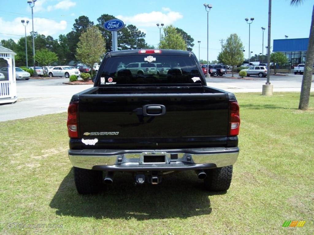 2007 Silverado 1500 Classic LT  Z71 Crew Cab 4x4 - Black / Dark Charcoal photo #6