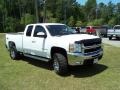 Summit White - Silverado 2500HD LTZ Extended Cab 4x4 Photo No. 3