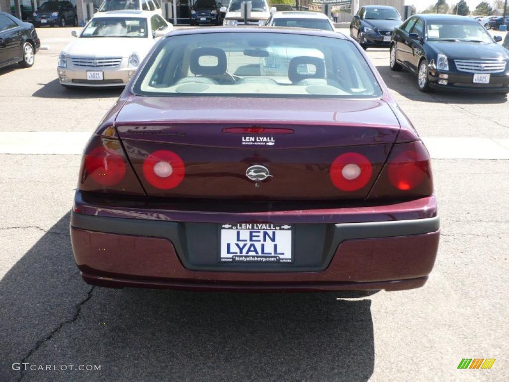 2003 Impala LS - Berry Red Metallic / Neutral Beige photo #5