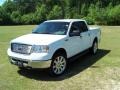 2008 Oxford White Ford F150 Lariat SuperCrew 4x4  photo #1