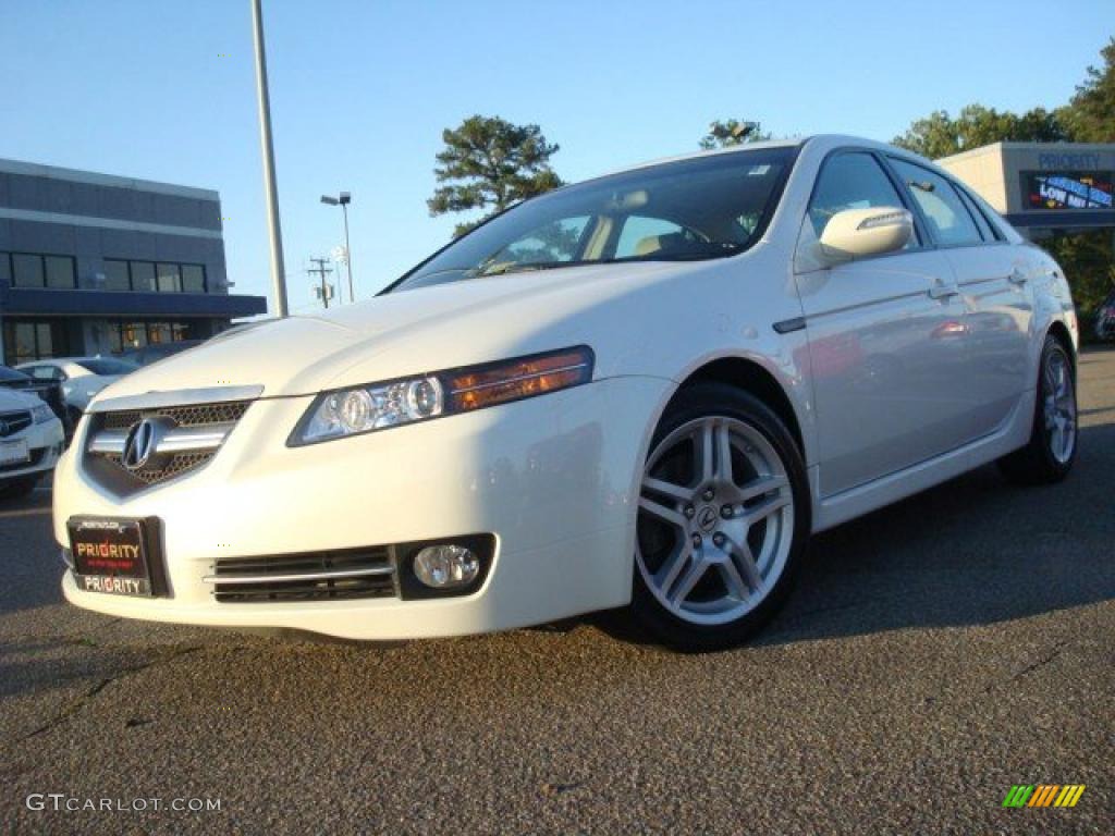 White Diamond Pearl Acura TL