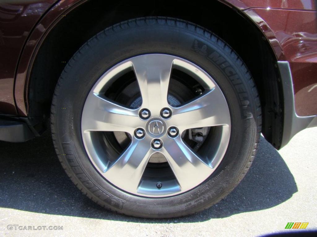 2007 MDX Sport - Dark Cherry Red Pearl / Parchment photo #6