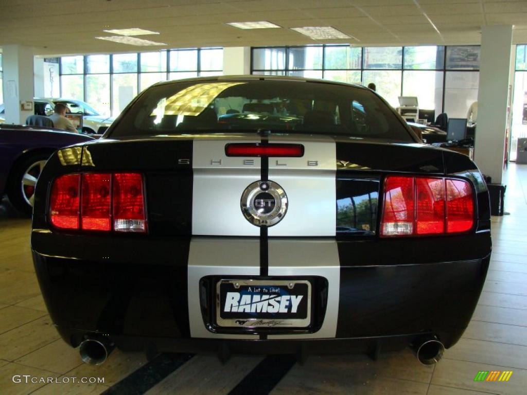 2007 Mustang Shelby GT Coupe - Black / Black Leather photo #4