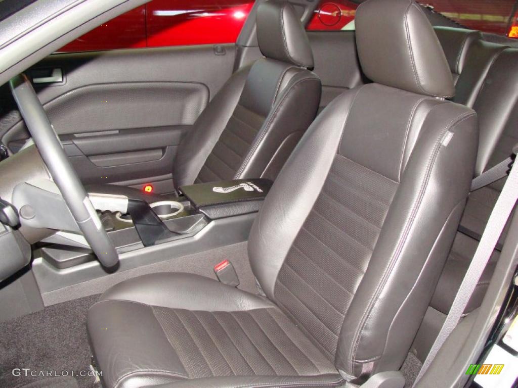 2007 Mustang Shelby GT Coupe - Black / Black Leather photo #10