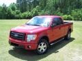 2009 Bright Red Ford F150 FX4 SuperCab 4x4  photo #1