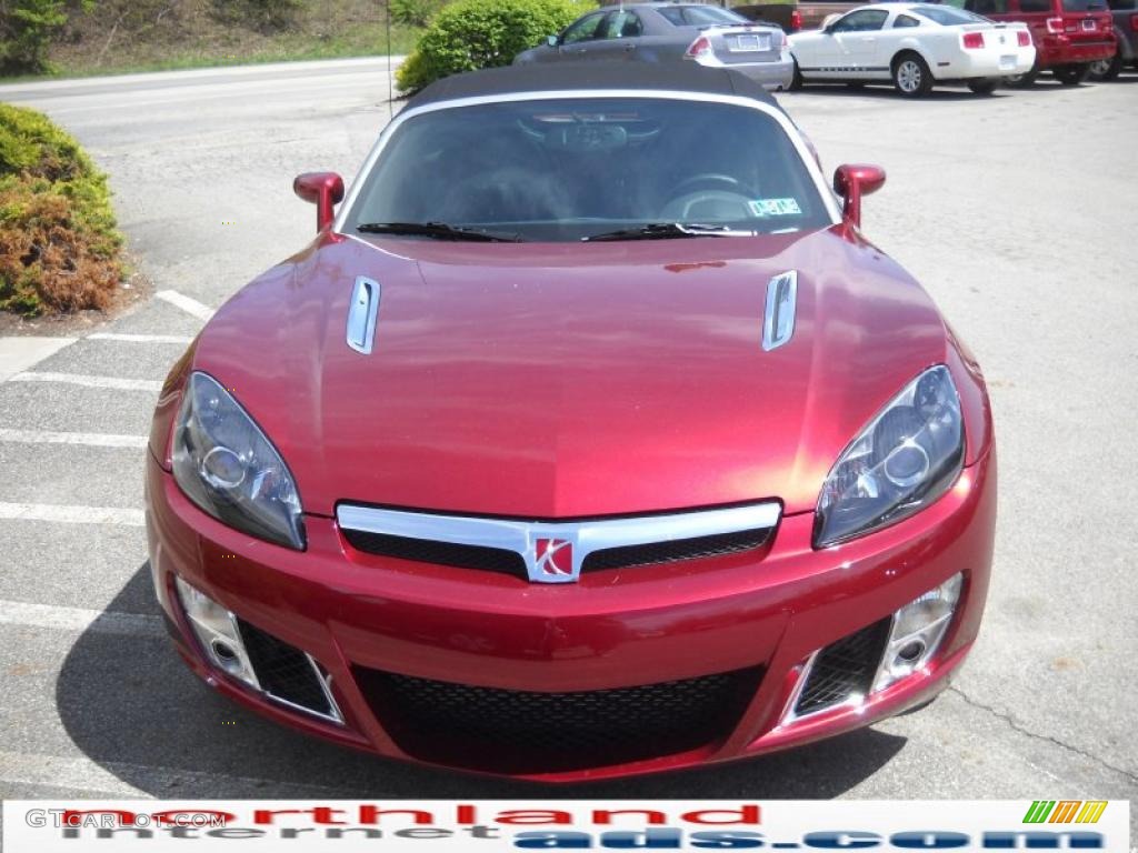 2009 Sky Red Line Roadster - Ruby Red / Black photo #3