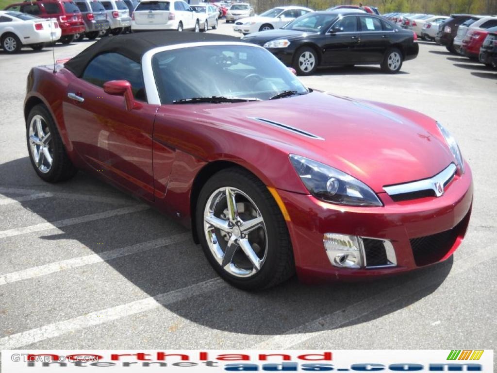 2009 Sky Red Line Roadster - Ruby Red / Black photo #4