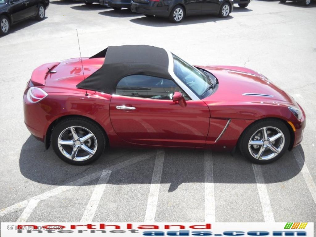 2009 Sky Red Line Roadster - Ruby Red / Black photo #5