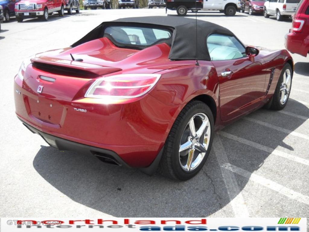 2009 Sky Red Line Roadster - Ruby Red / Black photo #6