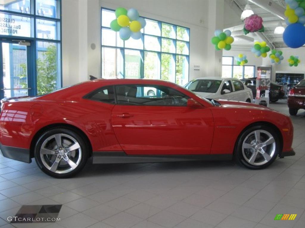 2010 Camaro SS/RS Coupe - Victory Red / Black photo #3