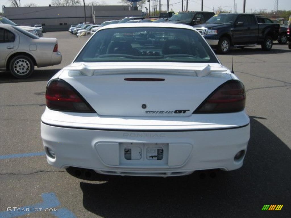 2002 Grand Am GT Coupe - Arctic White / Dark Pewter photo #4