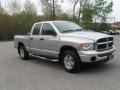 2004 Bright Silver Metallic Dodge Ram 1500 SLT Quad Cab 4x4  photo #3