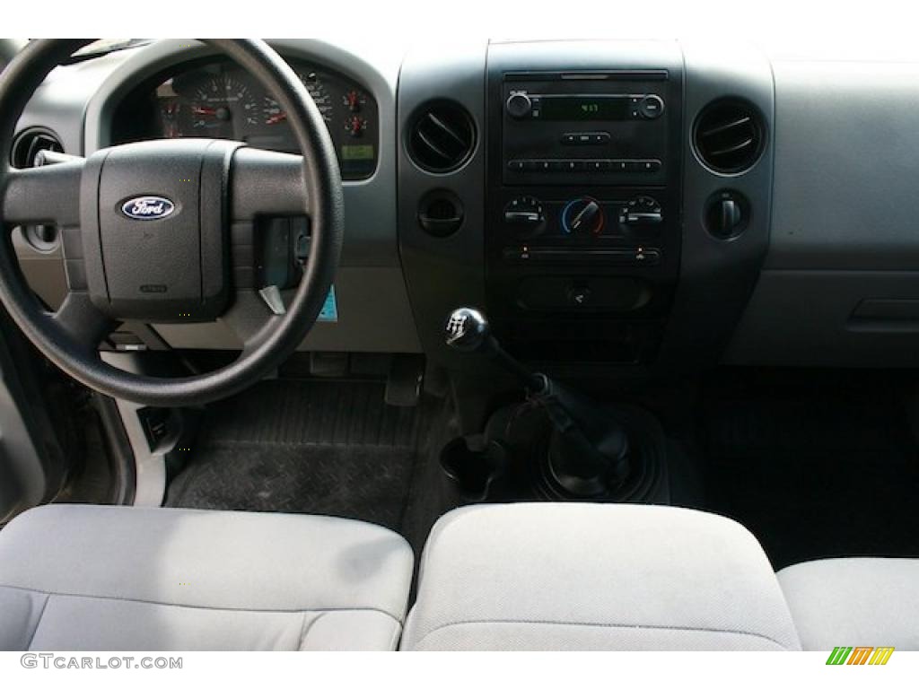 2005 F150 XL Regular Cab - Dark Shadow Grey Metallic / Medium Flint Grey photo #6