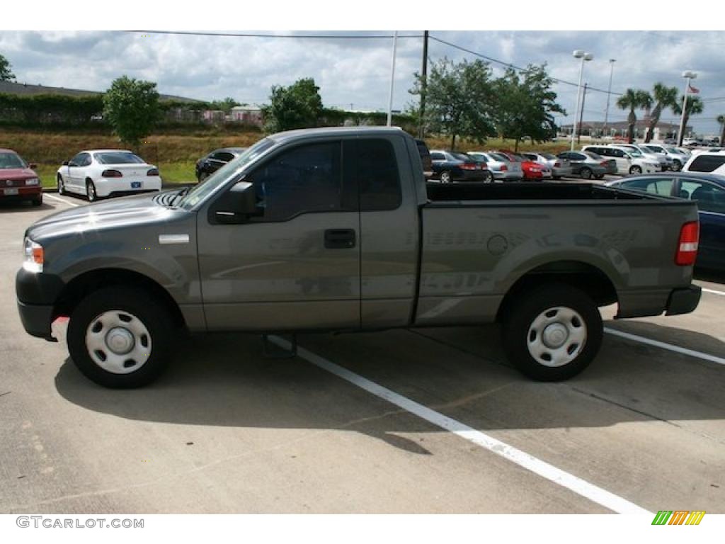 2005 F150 XL Regular Cab - Dark Shadow Grey Metallic / Medium Flint Grey photo #12