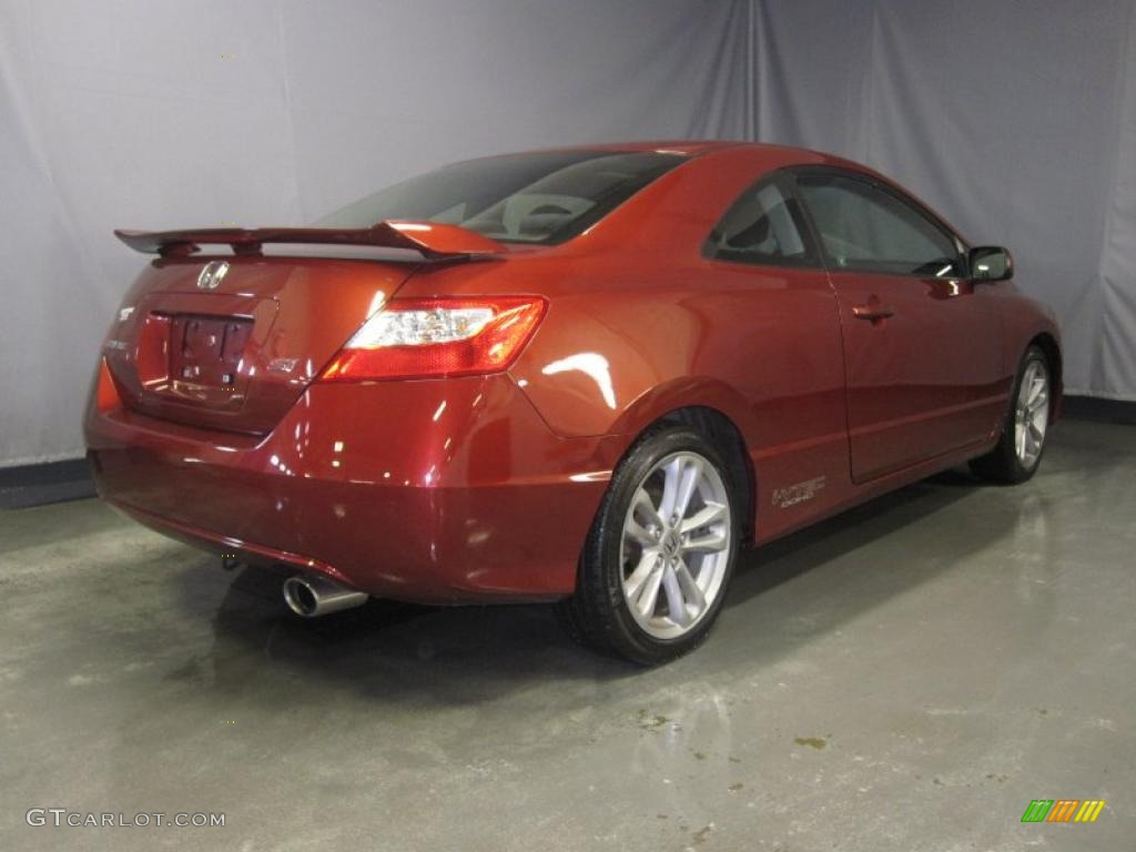 2007 Civic Si Coupe - Tango Red Pearl / Black photo #3