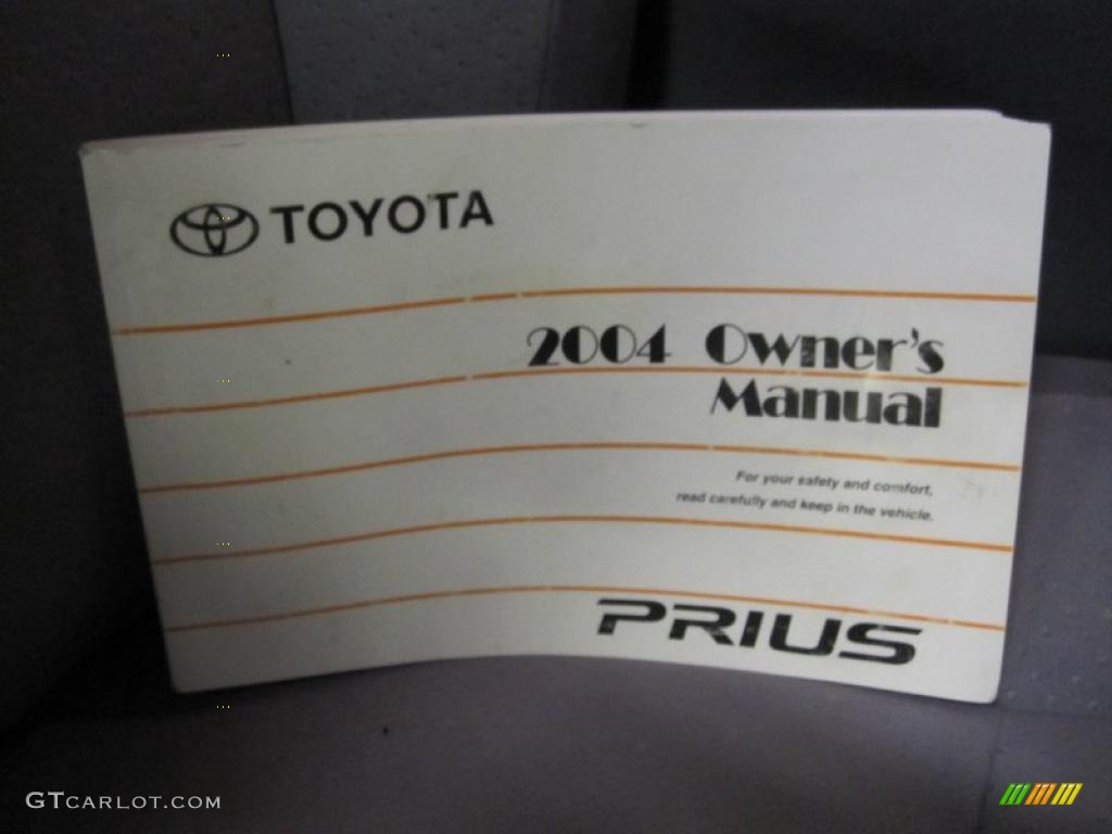 2004 Prius Hybrid - Millenium Silver Metallic / Burgundy/Gray photo #11