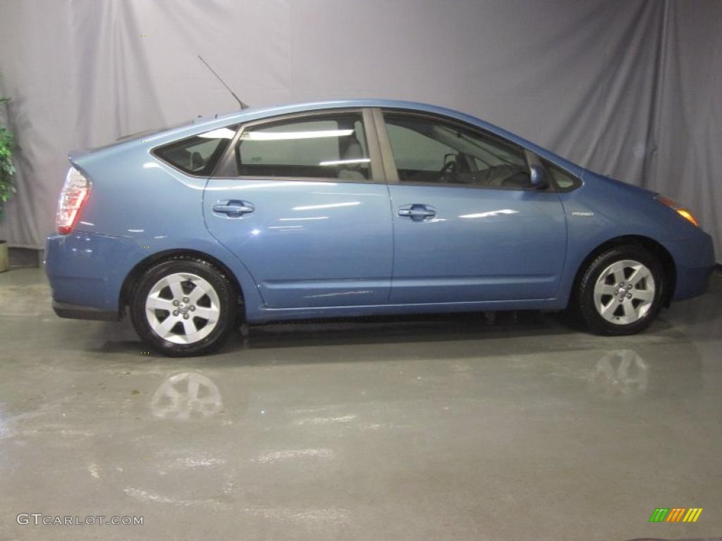 2006 Prius Hybrid - Seaside Pearl / Beige photo #4