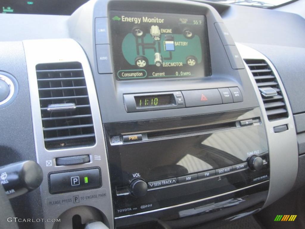 2006 Prius Hybrid - Seaside Pearl / Beige photo #15