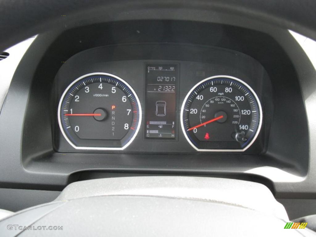 2008 CR-V LX 4WD - Tango Red Pearl / Gray photo #15