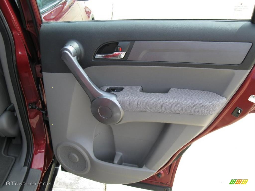 2008 CR-V LX 4WD - Tango Red Pearl / Gray photo #23