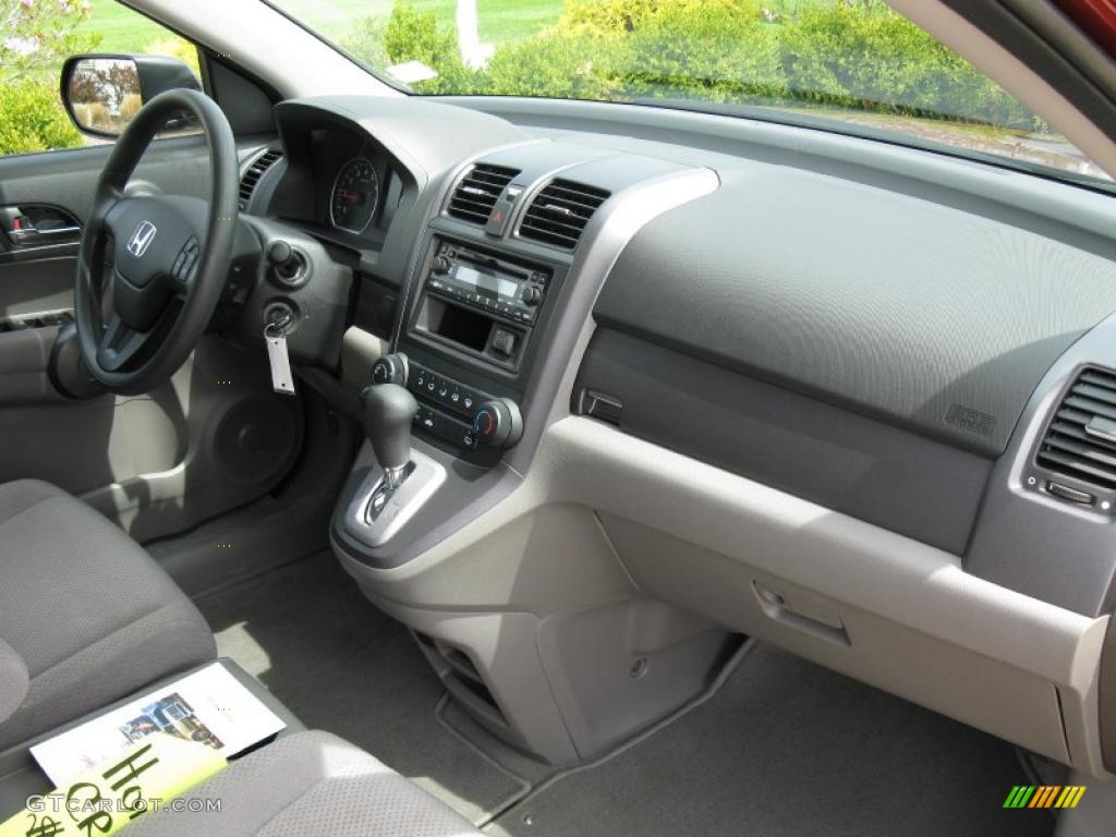 2008 CR-V LX 4WD - Tango Red Pearl / Gray photo #24