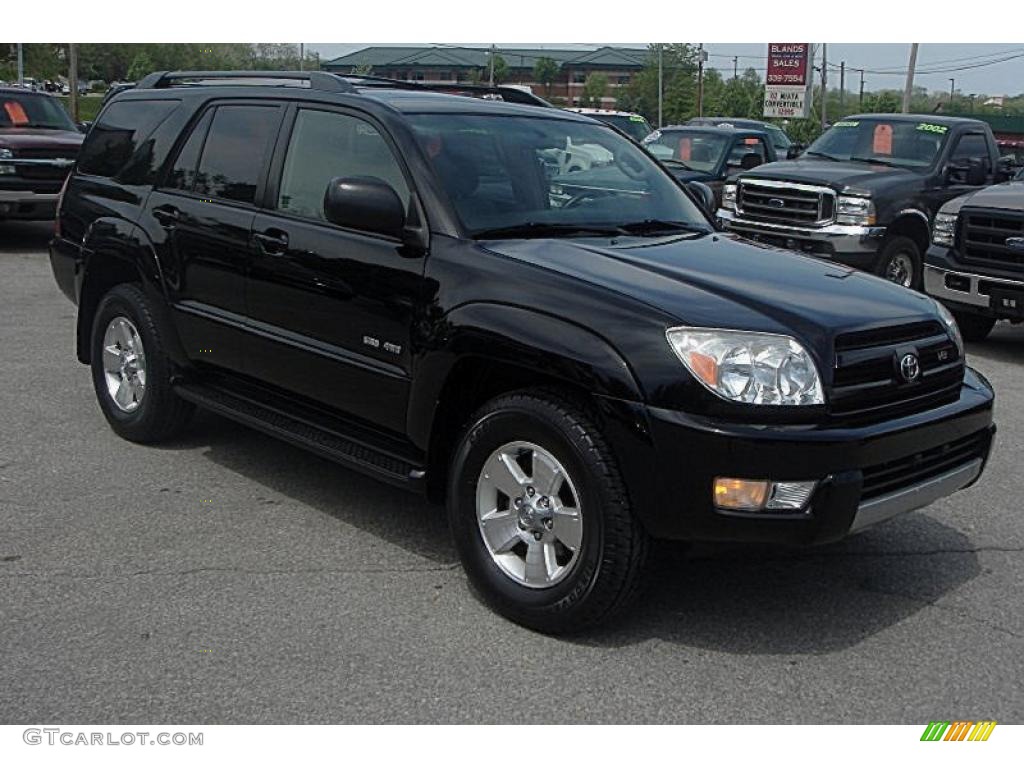 2004 4Runner SR5 4x4 - Black / Stone photo #1