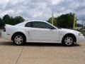 2000 Crystal White Ford Mustang V6 Coupe  photo #11