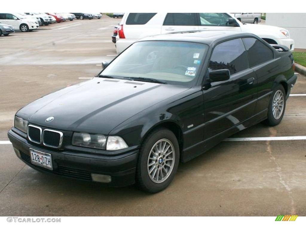 1998 3 Series 323is Coupe - Black II / Tan photo #3