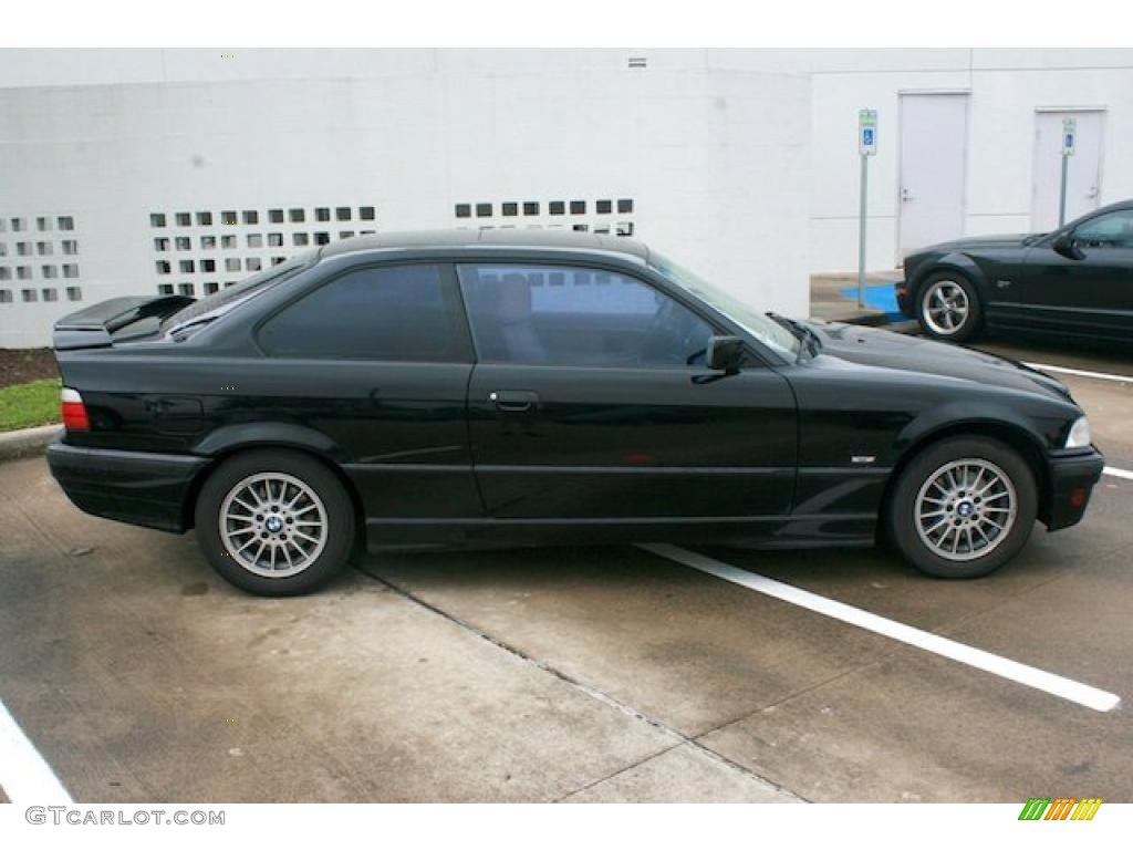 1998 3 Series 323is Coupe - Black II / Tan photo #4