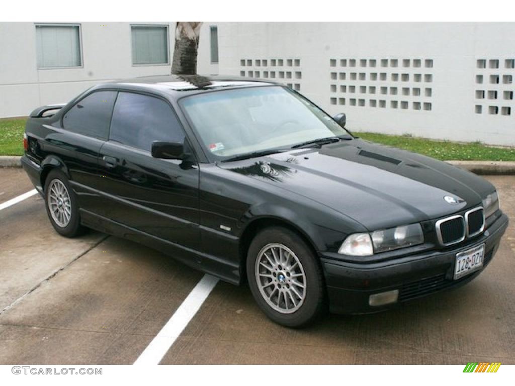 1998 3 Series 323is Coupe - Black II / Tan photo #18