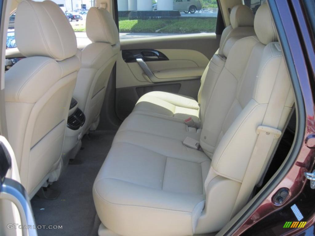 2007 MDX  - Dark Cherry Red Pearl / Taupe photo #10