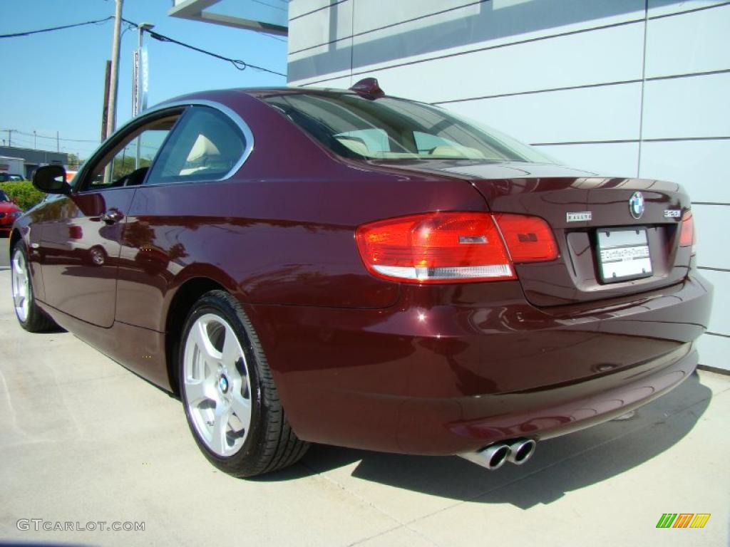 2010 3 Series 328i xDrive Coupe - Barbera Red Metallic / Cream Beige photo #5