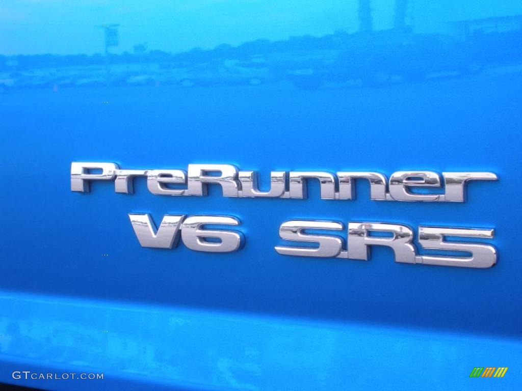 2008 Tacoma V6 PreRunner TRD Sport Double Cab - Speedway Blue / Graphite Gray photo #10