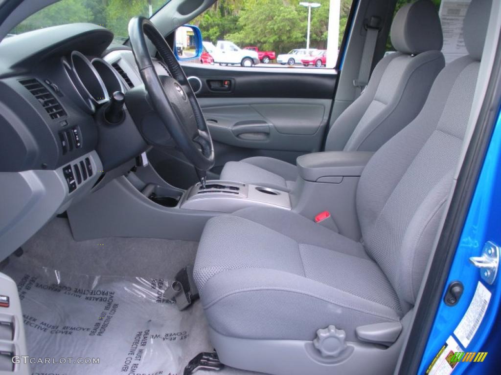 2008 Tacoma V6 PreRunner TRD Sport Double Cab - Speedway Blue / Graphite Gray photo #13